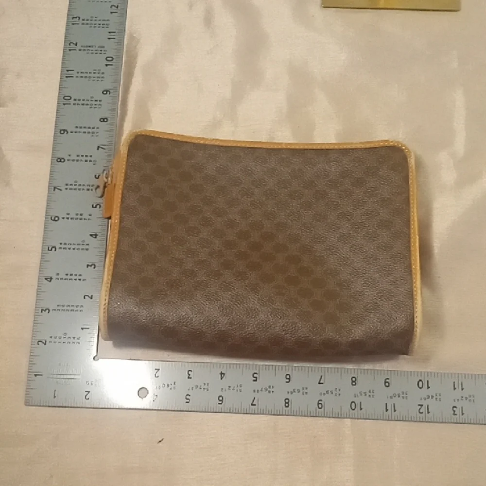 Celine Brown and Tan Pouch
